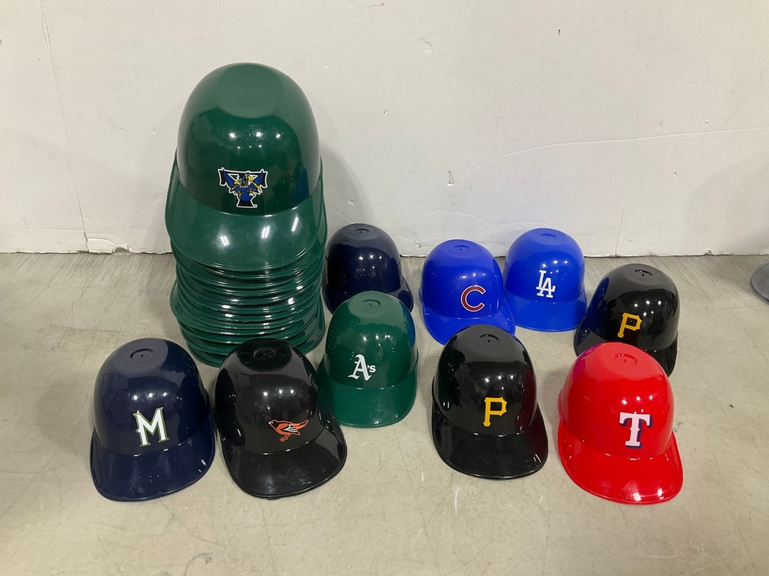 Sports caps miniature collectibles/bowls (1 of 1)