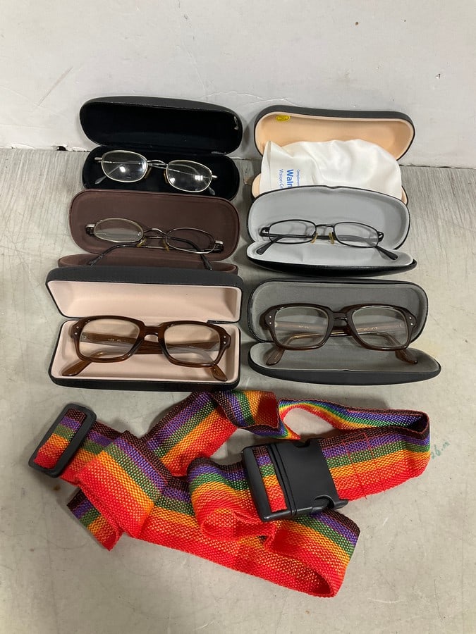Various glasses,cases, and suspenders, and more (1 of 1)