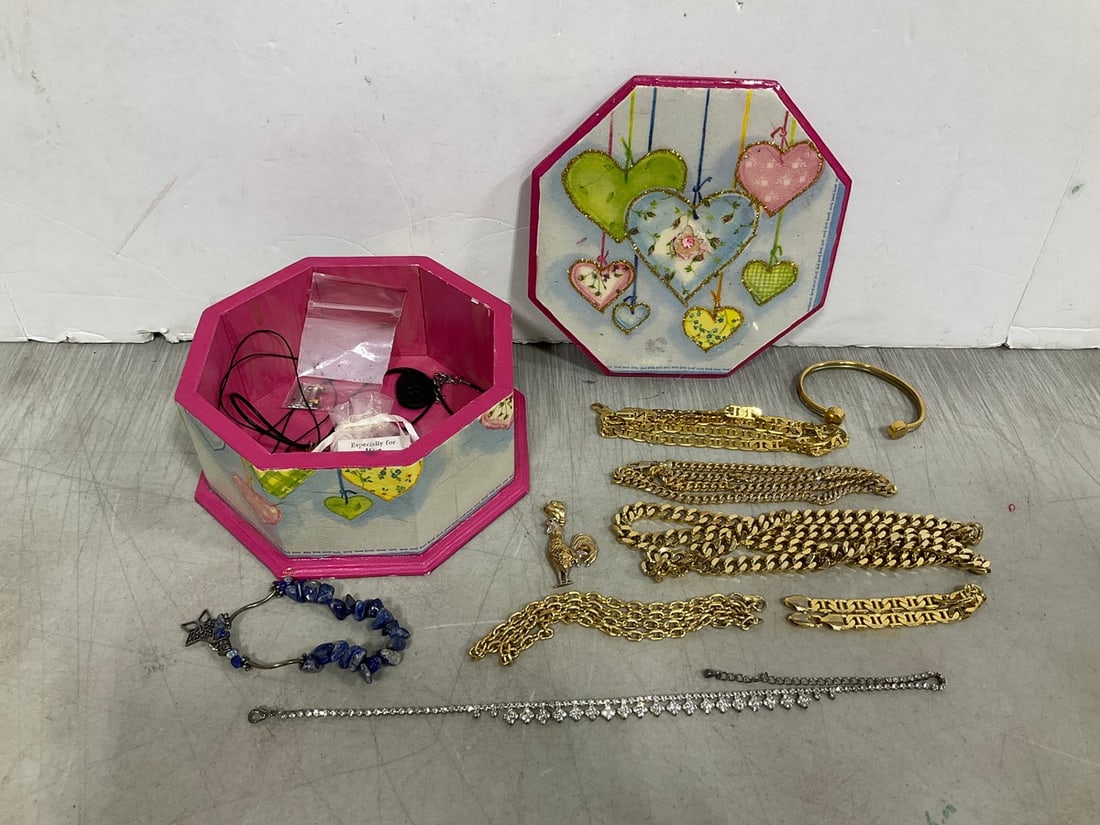 Costume jewelry and organizer bin (1 of 1)