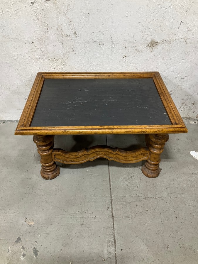 MCM granite top end table(22in.x29in.x16in.) (1 of 1)