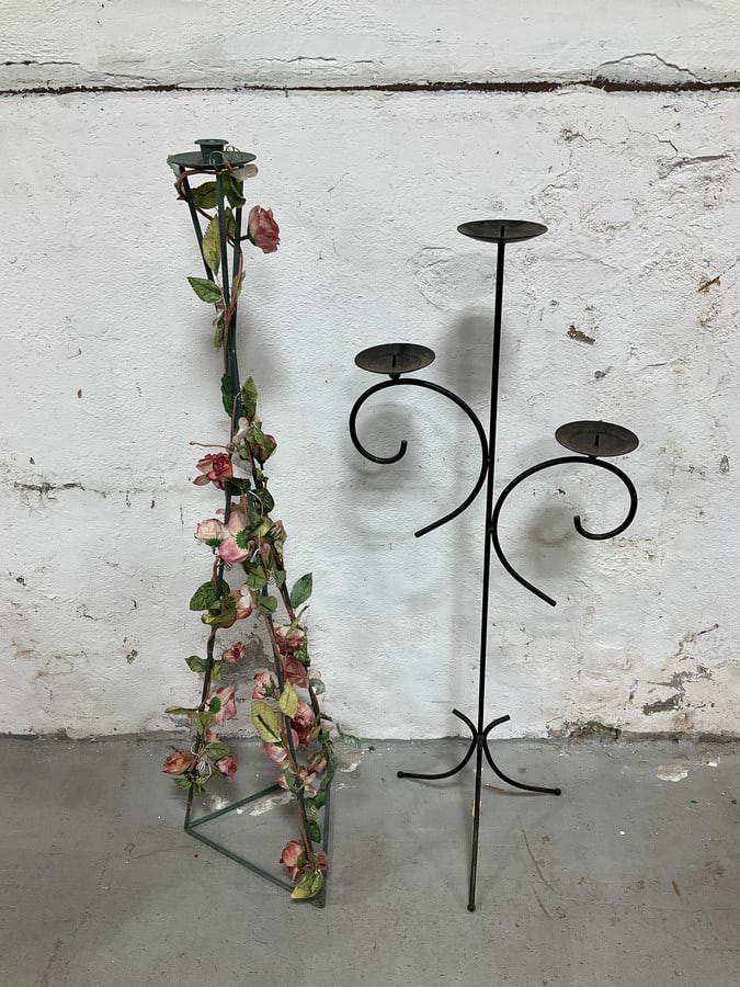 Candleholder stands(tallest 44.5in.) (1 of 1)