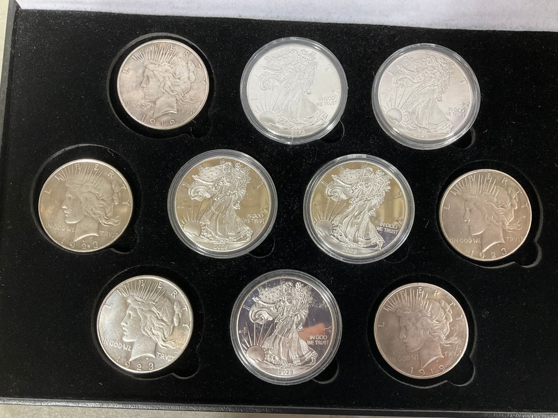 Replica silver dollars and american eagles (1 of 1)