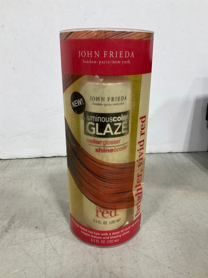 John Frieda red color/shine booster(6.5 fl.oz. new in box): John Frieda red color/shine booster(6.5 fl.oz. new in box)