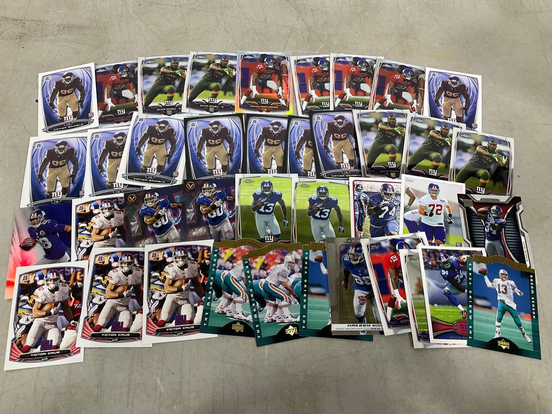 Football collectible cards (1 of 1)