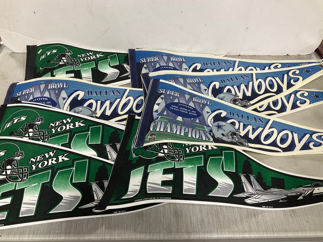 NY Jets banners(30in.long) and Dallas Cowboys banners (1 of 1)