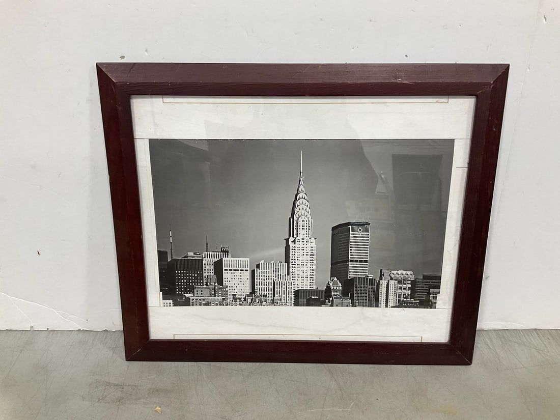 Framed black and white print(19in.x22.5in.) (1 of 1)