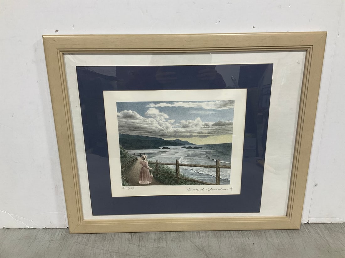 Framed Longing artwork by Bruce S. Garrabrandt(18in.x22in.) (1 of 1)