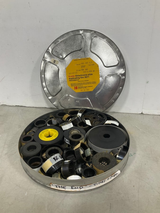 Vintage film reels(The End titles and misc.) (1 of 1)