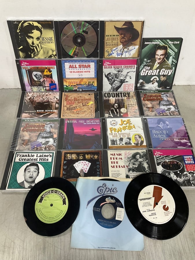 Vintage CD's, 45's, and more (1 of 1)