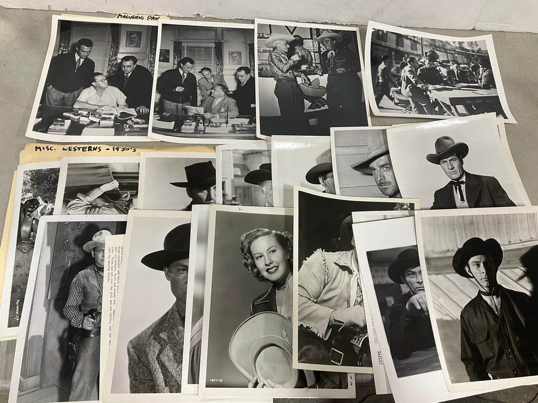 Paul Maluern movie still film prints and misc. westerns 1950's film still prints (1 of 1)