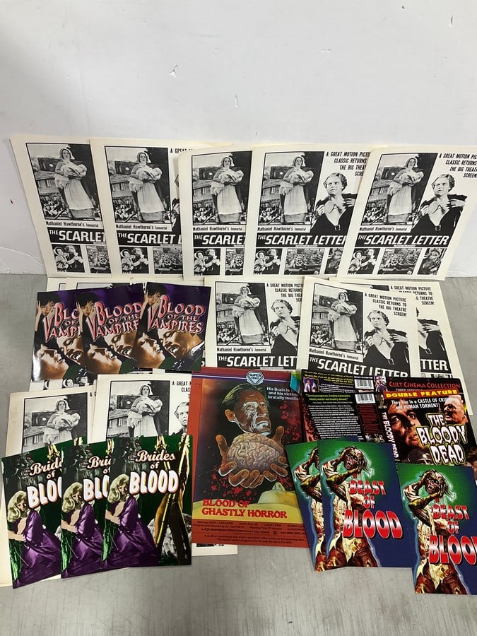 Vintage film advertising ephemera (1 of 1)