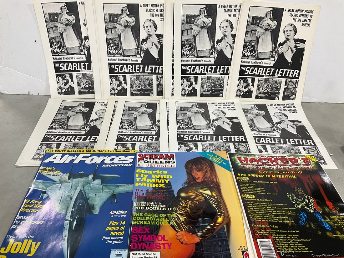 Vintage Scarlet letter film advertisements and vintage magazines: Vintage Scarlet letter film advertisements and vintage magazines