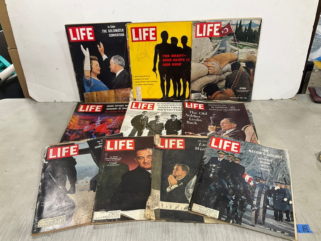 Vintage Life magazines(very worn condition) (1 of 1)