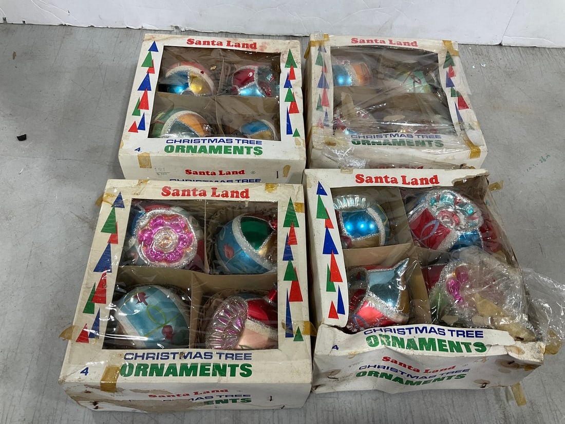 Vintage Hand Decorated Christmas Ornaments (1 of 1)