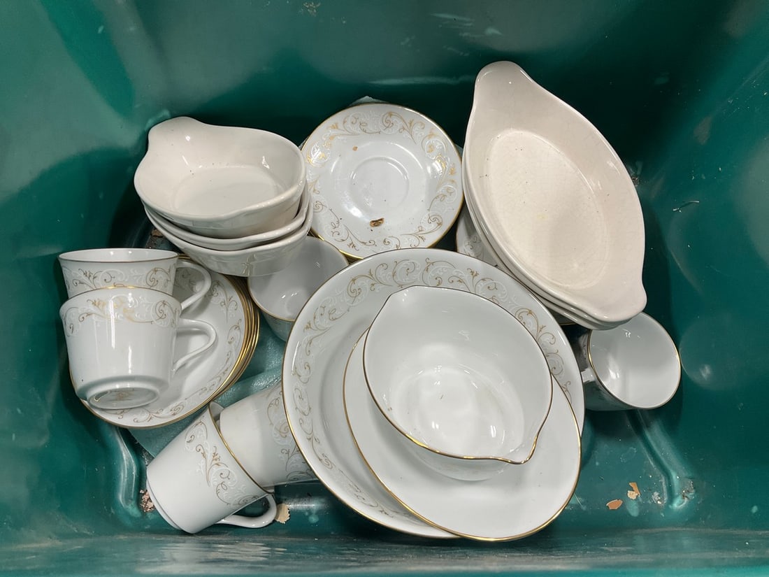 Stoneware Plates, and Noritake Ceramic Dish Set (1 of 1)