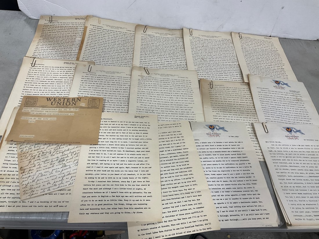 Vintage WWII letters: Vintage WWII letters