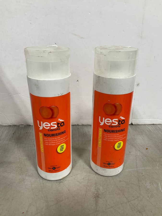 Yes to carrots nourishing conditioner(16.9fl.oz.-2 total): Yes to carrots nourishing conditioner(16.9fl.oz.-2 total)