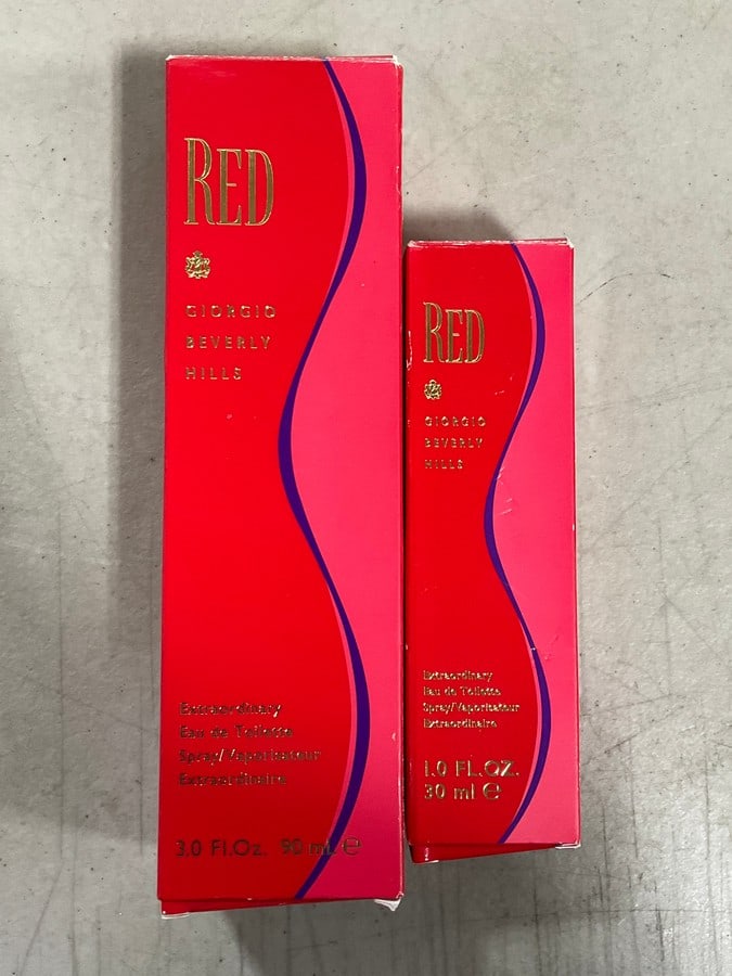 Red Giorgio Beverly Hills perfumes(1fl.oz. and 3fl.oz.-new in box): Red Giorgio Beverly Hills perfumes(1fl.oz. and 3fl.oz.-new in box)