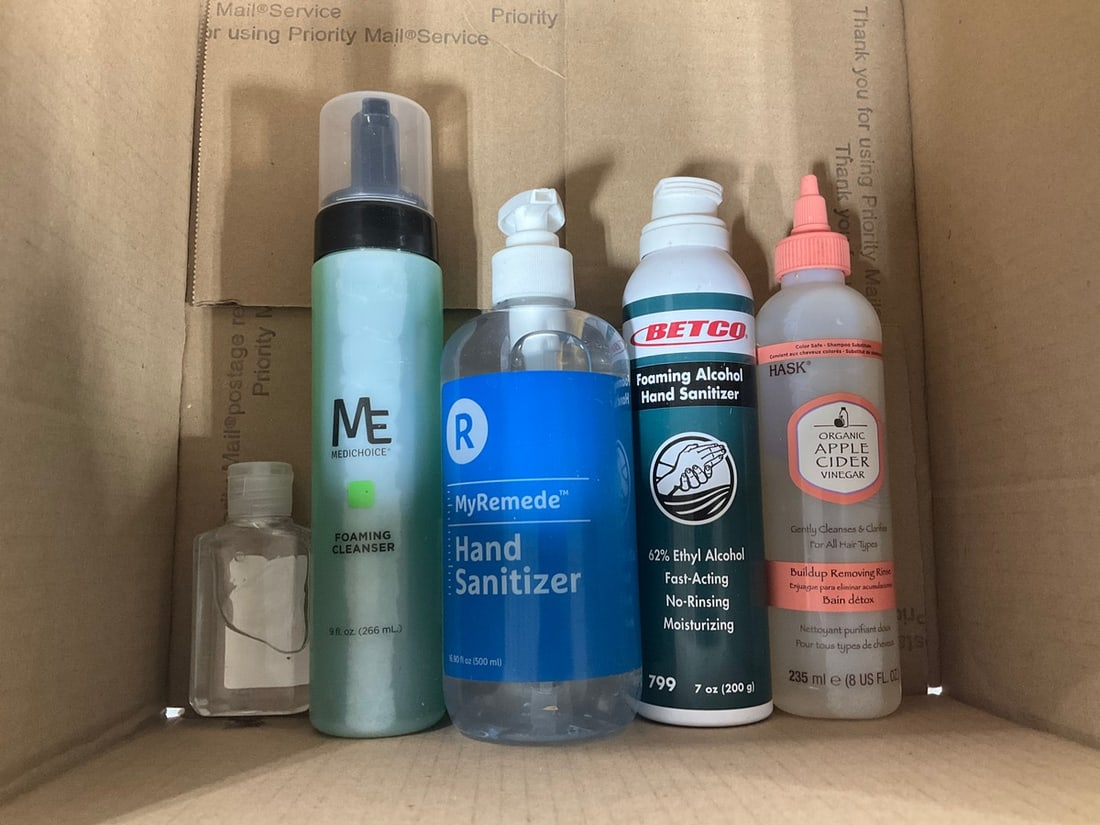 Hand sanitizers, organic apple cider vinegar, and more: Hand sanitizers, organic apple cider vinegar, and more