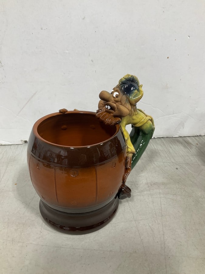 Handmade Troll mug by artist Robert Karlinsey(7in.tall) (1 of 1)