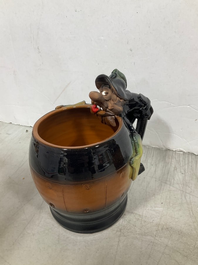 Handmade Troll mug by artist Robert Karlinsey(7in.tall): Handmade Troll mug by artist Robert Karlinsey(7in.tall)