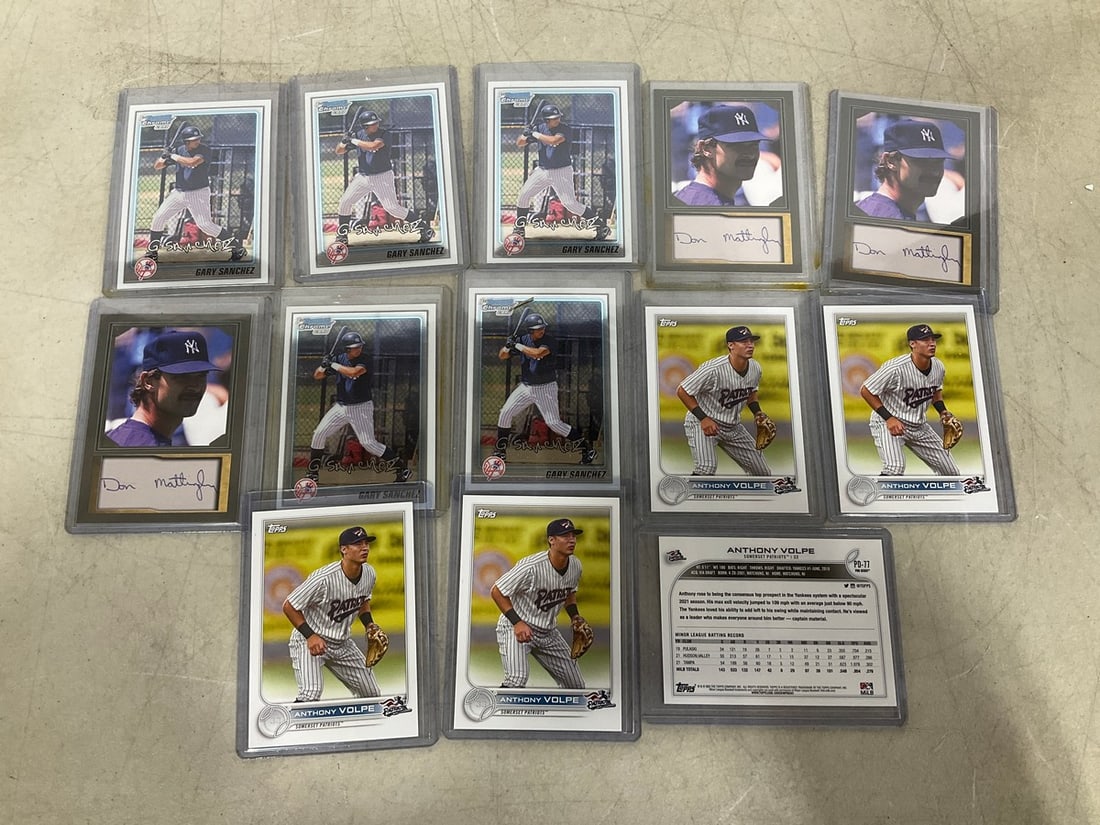Collectible baseball cards(Anthony Volpe, Don Mattingly, and more): Collectible baseball cards(Anthony Volpe, Don Mattingly, and more)