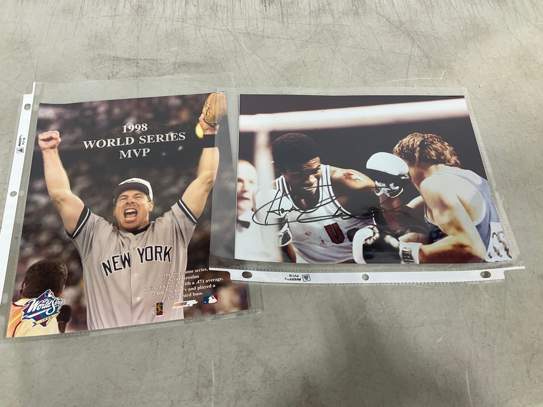 1998 World Series MVP print and Howard Davis signed print(8in.x10in.): 1998 World Series MVP print and Howard Davis signed print(8in.x10in.)
