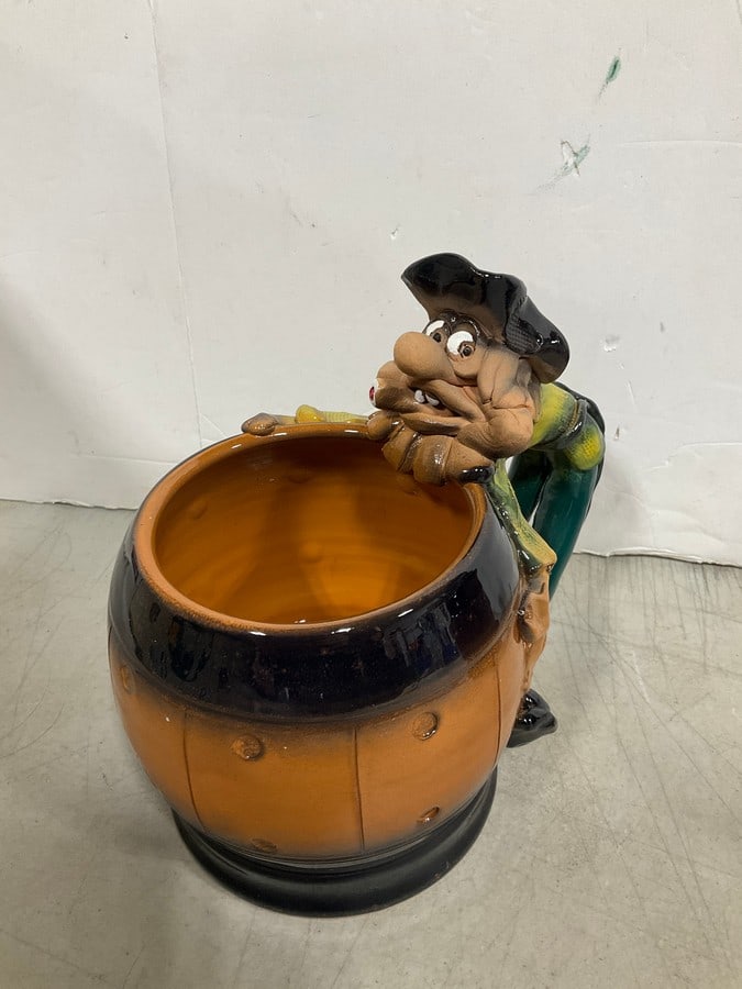 Handmade troll mug by artist Robert Karlinsey(7in.tall): Handmade troll mug by artist Robert Karlinsey(7in.tall)