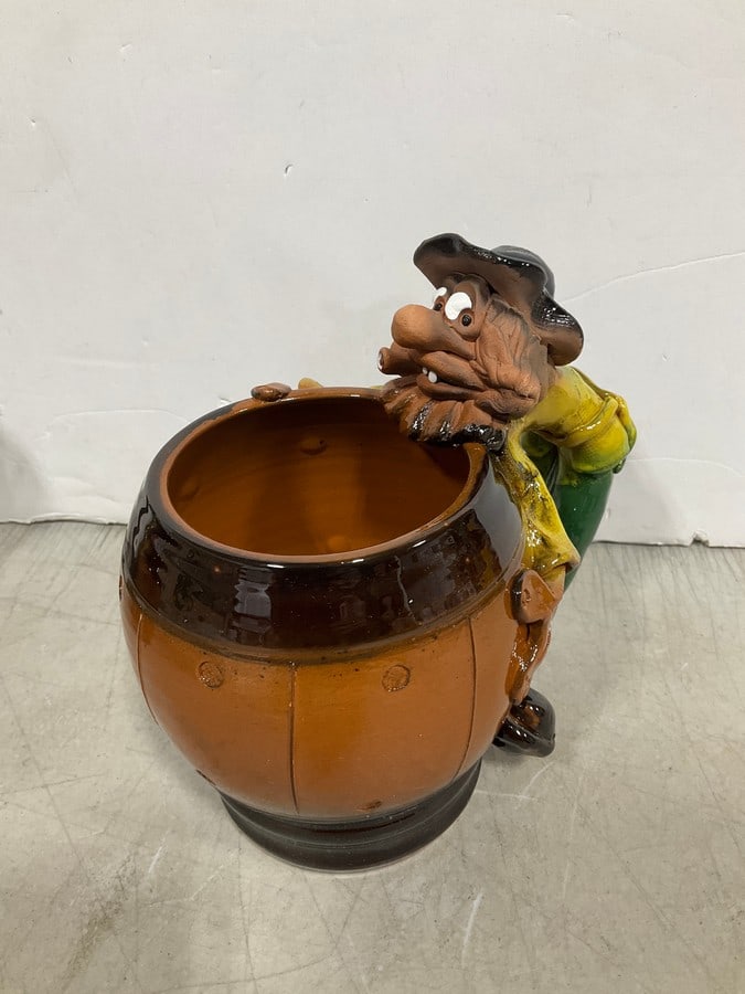 Handmade troll mug by artist Robert Karlinsey(7in.tall) (1 of 1)