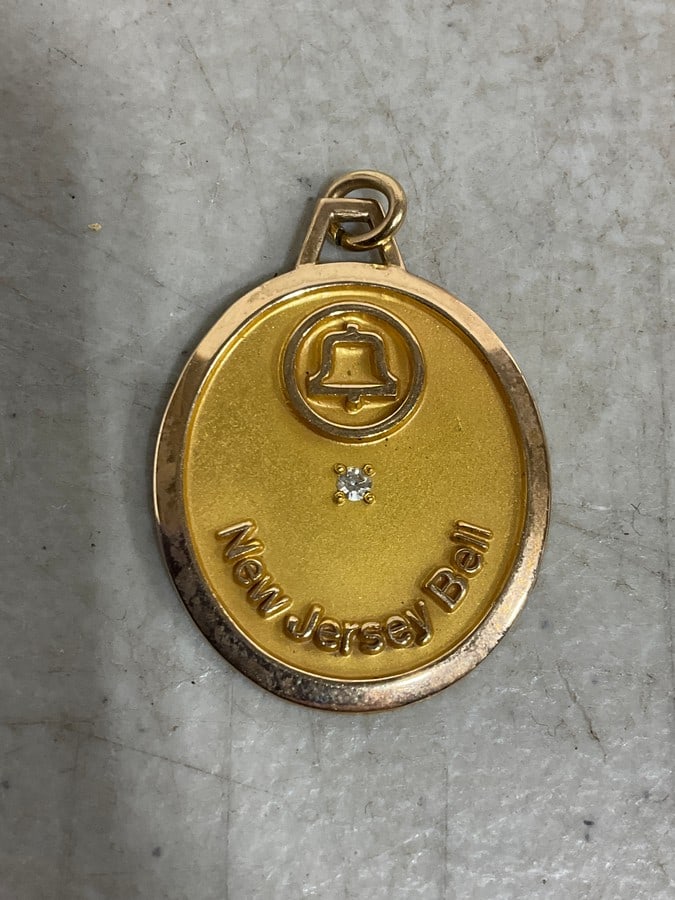 10kt Gold 7.2 Gram NJ Bell Pin: 10kt Gold 7.2 Gram NJ Bell Pin