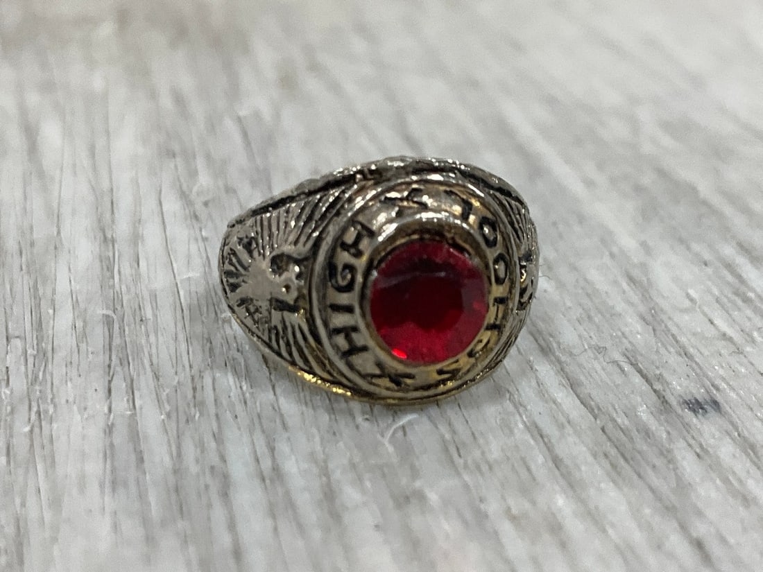 Vintage High School Pinky Ring (1 of 1)