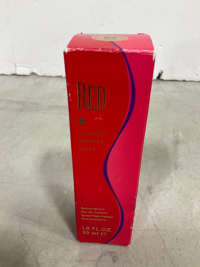 Red Giorgio Beverly Hills Toilette Spray (1 Fl Oz) *new in box*: Red Giorgio Beverly Hills Toilette Spray (1 Fl Oz) *new in box*