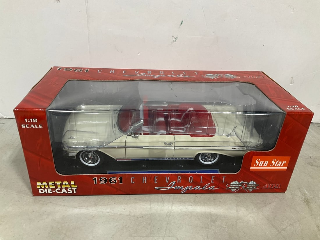 Sun Star 1:18 1961 Chevrolet Impala Collectible *new in box* (1 of 1)