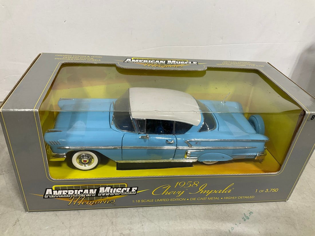 American Muscle 1:18 1958 Chevrolet Impala Collectible *new in box* (1 of 1)