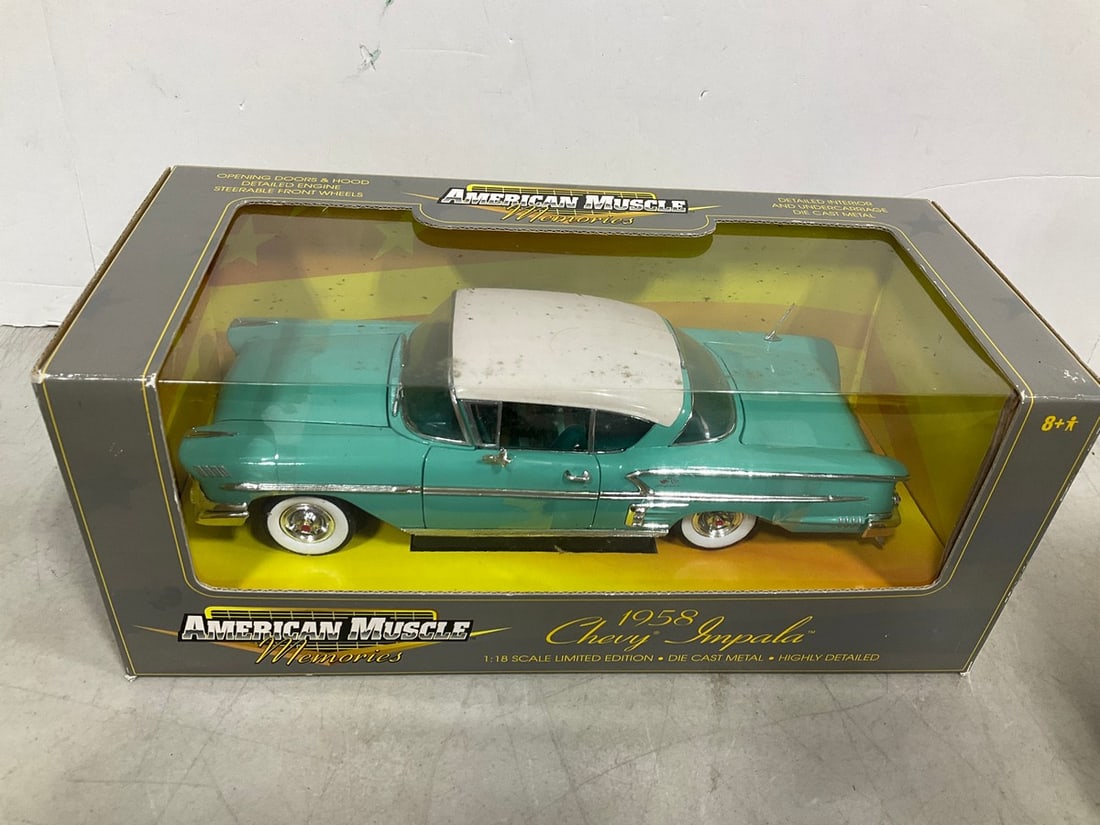 American Muscle 1:18 1958 Chevrolet Impala Collectible *new in box* (1 of 1)