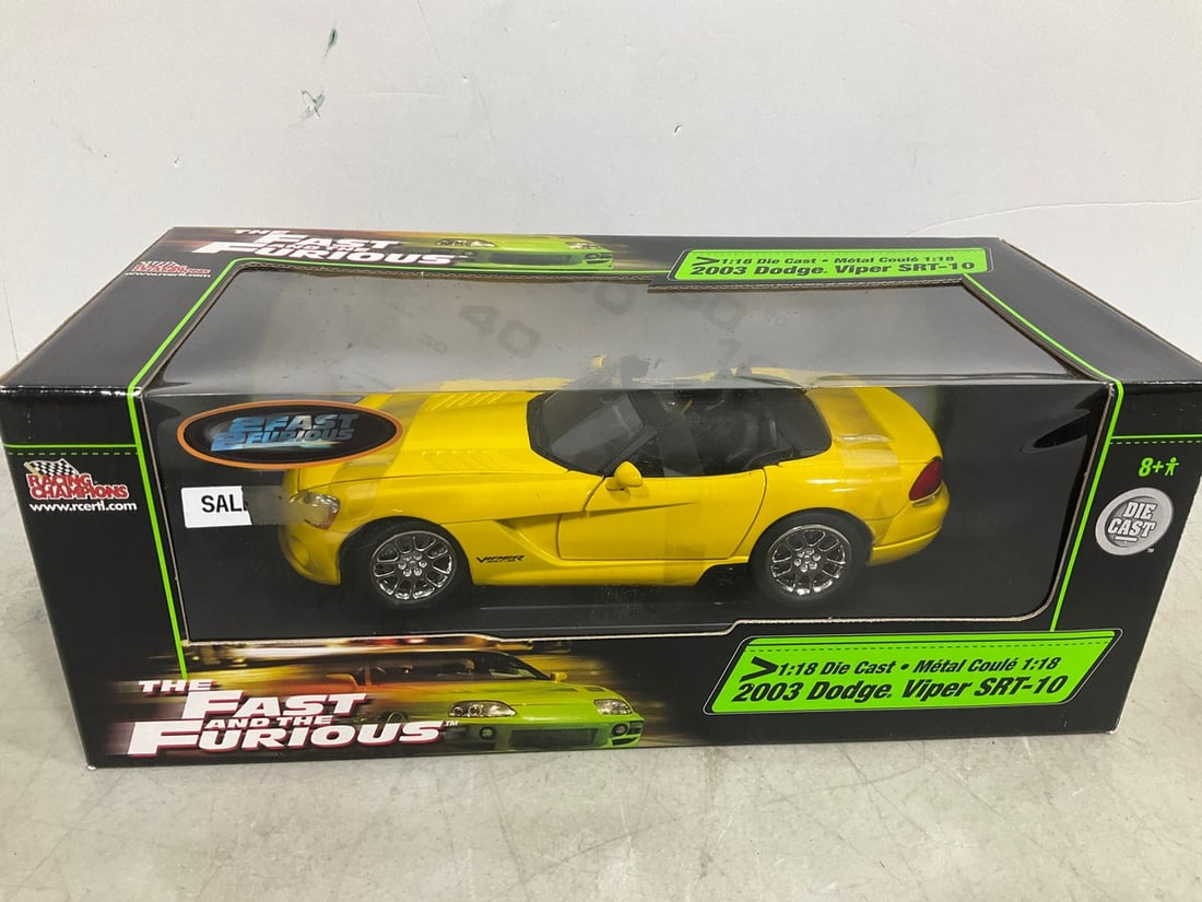 Racing Champions 1:18 2003 Dodge Viper SRT-10 Collectible *new in box* (1 of 1)