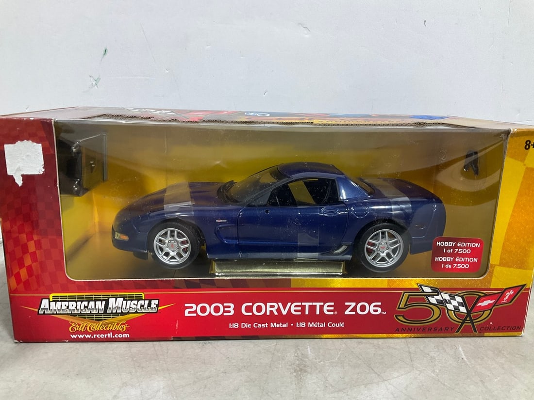 American Muscle 1:18 2003 Corvette Z06 Collectible *new in box*: American Muscle 1:18 2003 Corvette Z06 Collectible *new in box*
