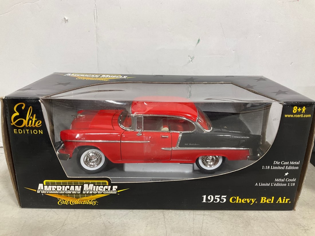 American Muscle 1:18 1955 Chevy Bel Air Collectible *new in box* (1 of 1)