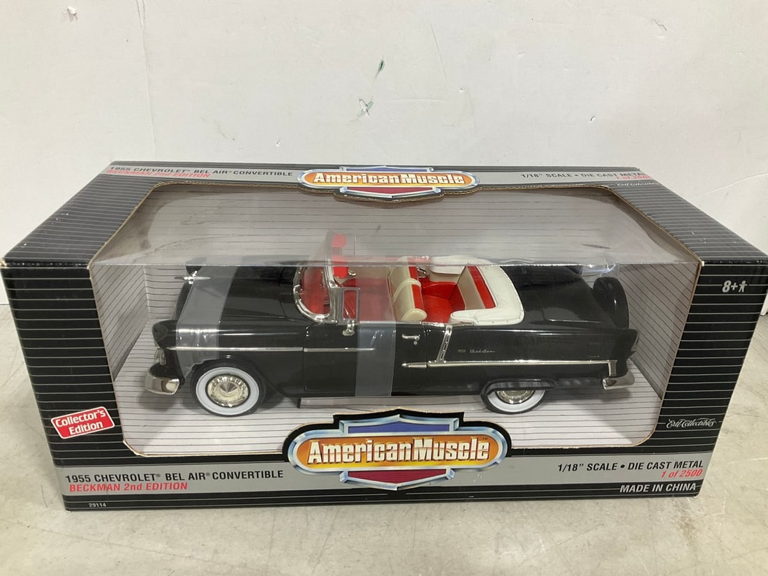 American Muscle 1:18 1955 Chevy Bel Air Collectible *new in box* (1 of 1)