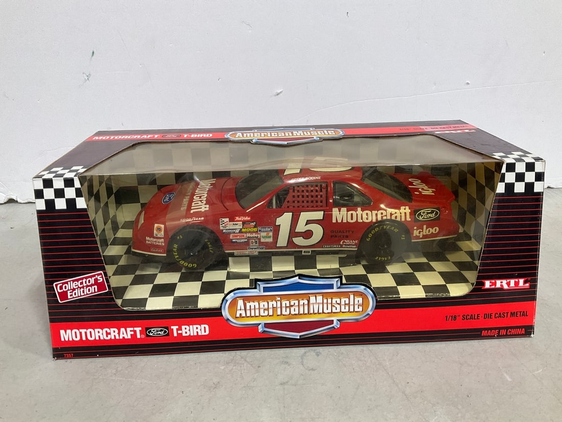 American Muscle 1:18 Motorcraft Thunderbird diecast collectible(new in box) (1 of 1)