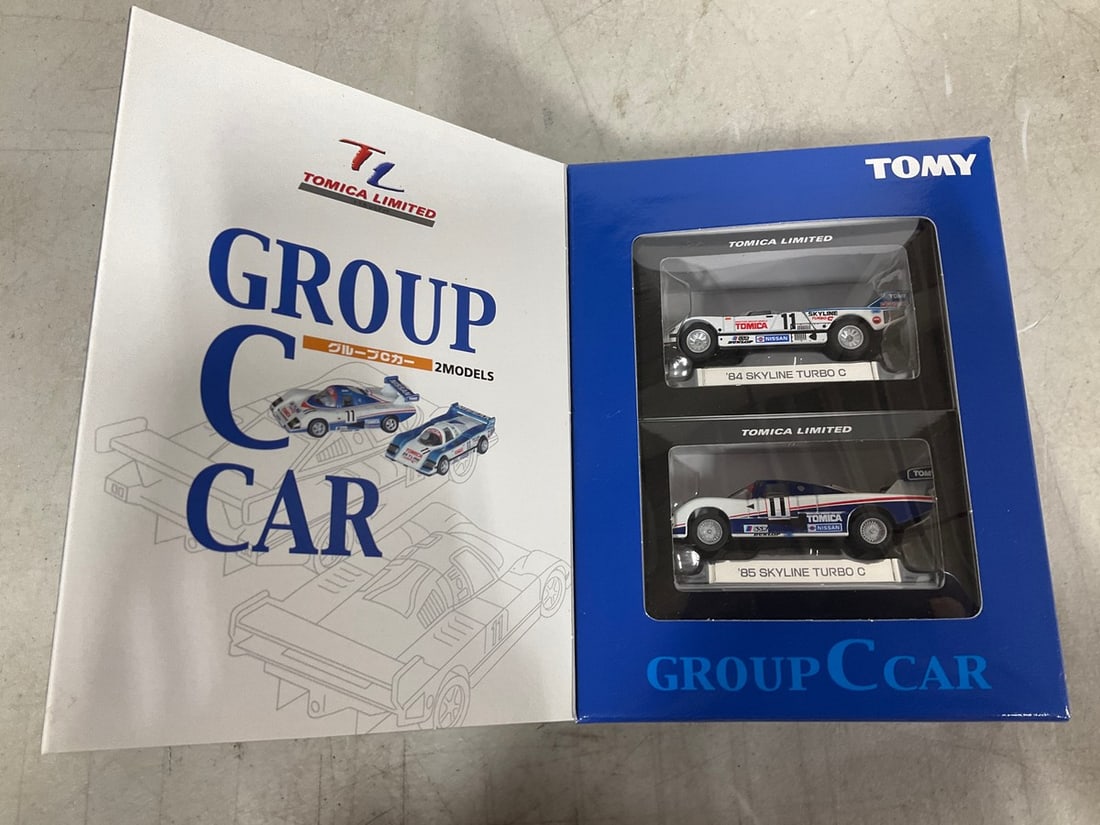Takara Tomy Tomica Limited group C Car 2 model set with 1985 Nissan skyline models*new in box*: Takara Tomy Tomica Limited group C Car 2 model set with 1985 Nissan skyline models*new in box*