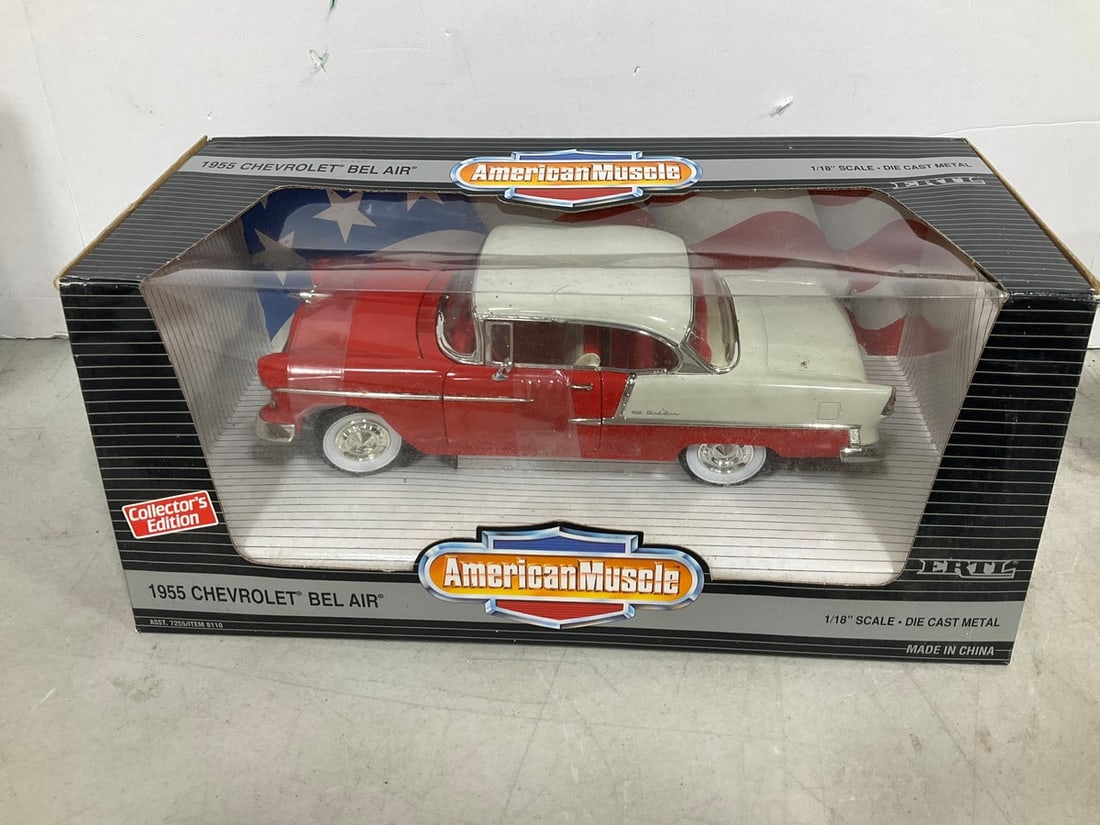 American Muscle 1:18 1955 Chevrolet Bel Air diecast collectible*new in box* (1 of 1)