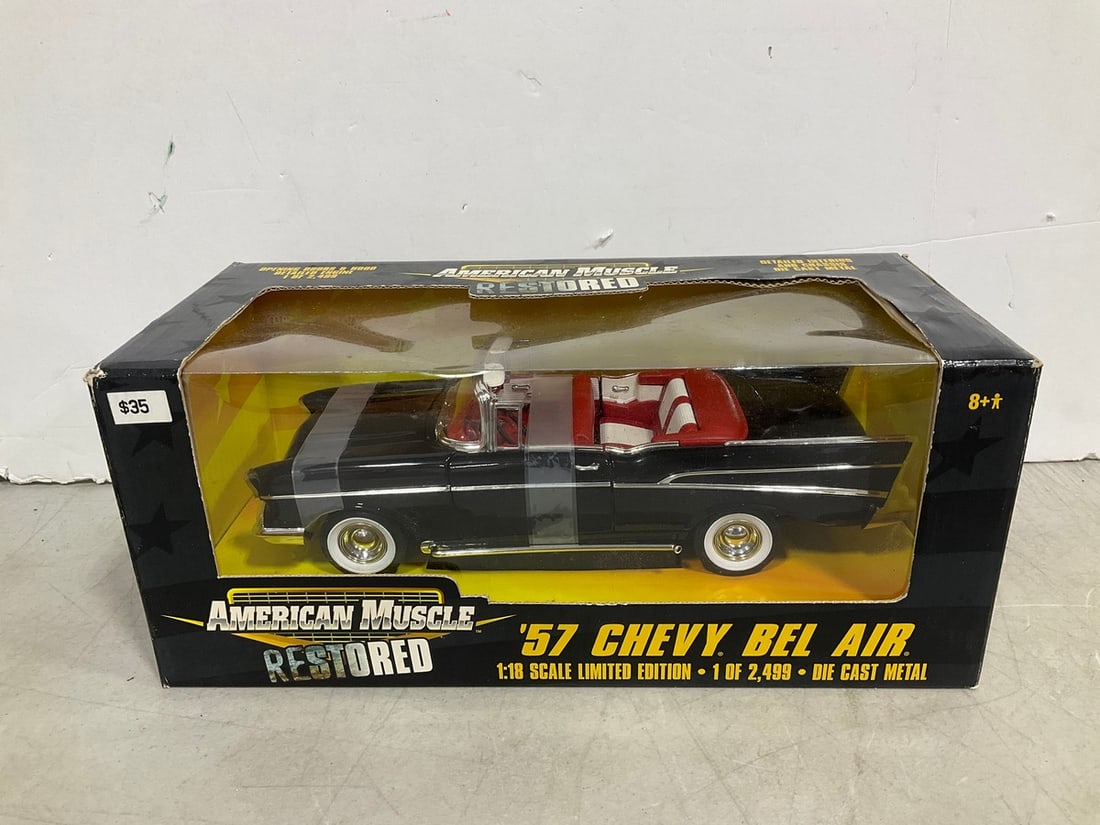 American Muscle 1:18 1957 Chevrolet Bel Air diecast collectible*new in box* (1 of 1)