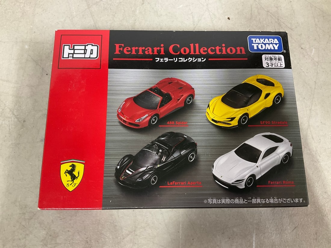 Takara Tomy Tomica Ferrari Collection diecast miniature car set*new in box*: Takara Tomy Tomica Ferrari Collection diecast miniature car set*new in box*