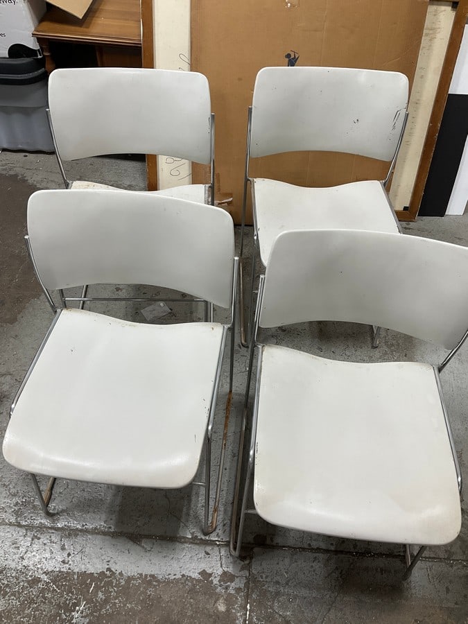Set of four MCM Sid Jackson chairs: Set of four MCM Sid Jackson chairs