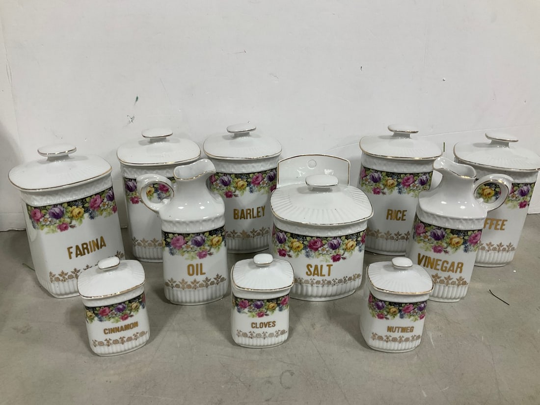 Vintage german canister set(7.5in.tallest) (1 of 1)
