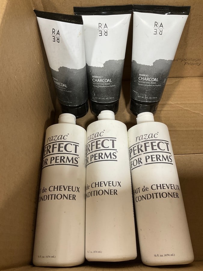 Rare charcoal bamboo masks and Razac conditioner(16fl.oz.-3 total): Rare charcoal bamboo masks and Razac conditioner(16fl.oz.-3 total)