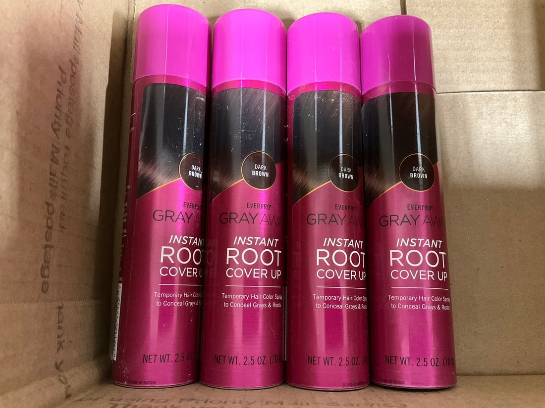 Gray Away instant root cover up spray(2.5oz.-4 total): Gray Away instant root cover up spray(2.5oz.-4 total)