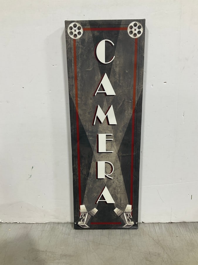 Canvas camera print wall decor(8in.x24in.): Canvas camera print wall decor(8in.x24in.)