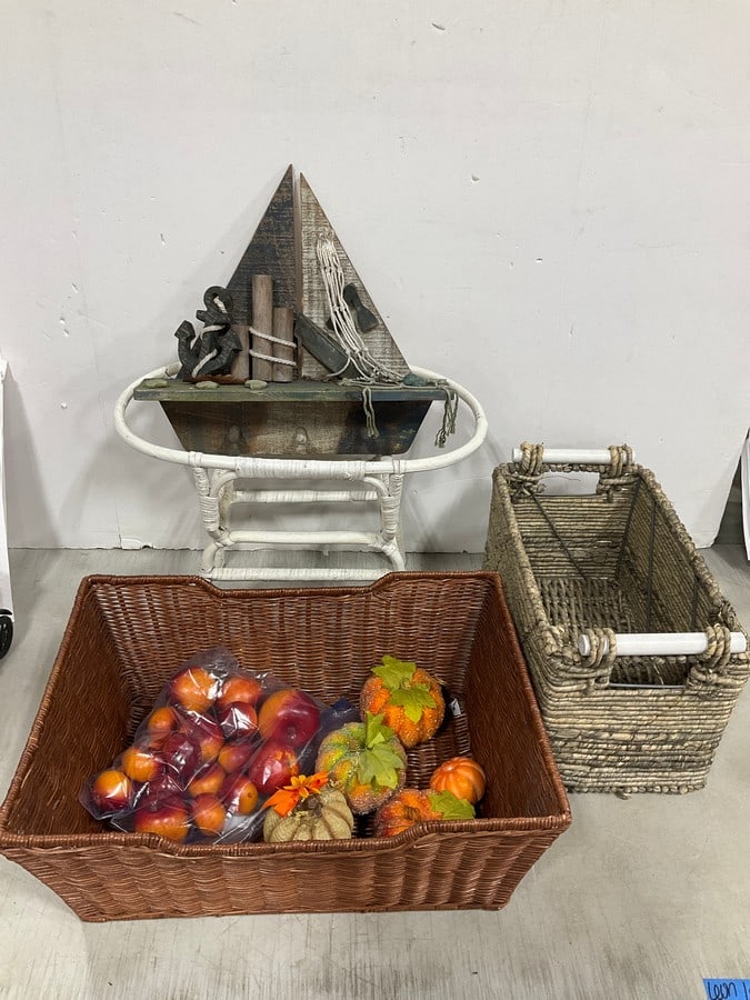 Wooden boat decor, organizer bins, and more: Wooden boat decor, organizer bins, and more